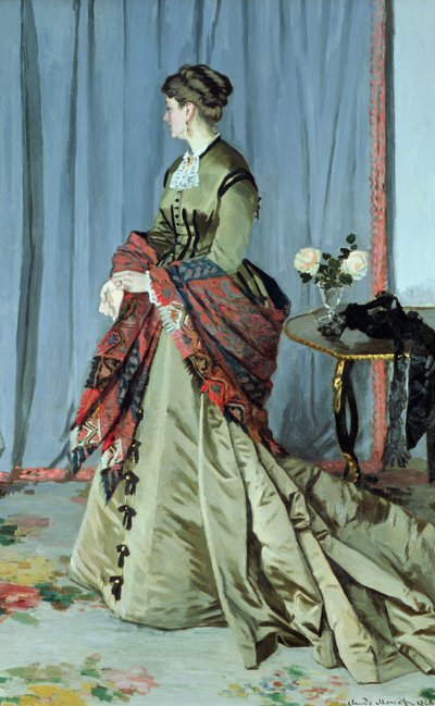 Portrait of Madame Louis Joachim Gaudibert, 1868 by Claude Monet